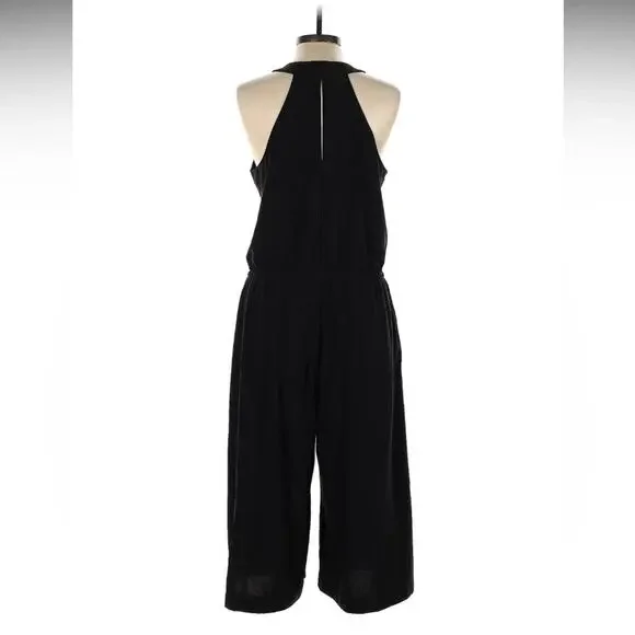 Athleta Mercer Wide Leg Open Back Halter Jumpsuit - Picture 3 of 13
